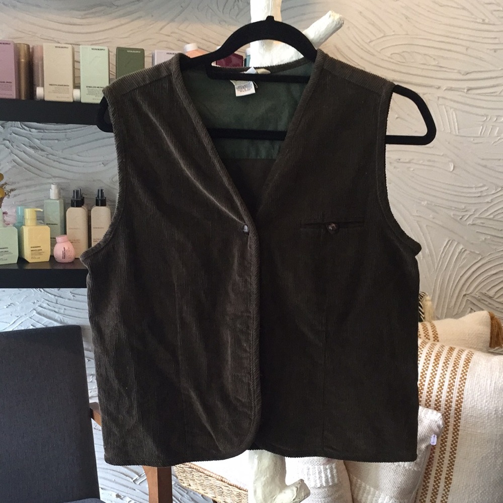 Corduroy vest